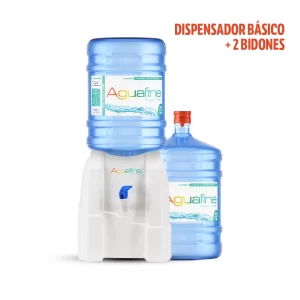 Dispensador Básico + 2 Bidones 20 lts.