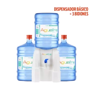 Dispensador Básico + 3 Bidones 20 lts.
