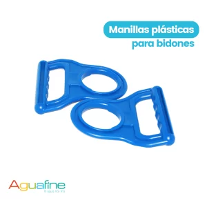 Manilla plástica azul