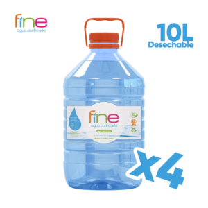 Pack 4 Desechables 10L